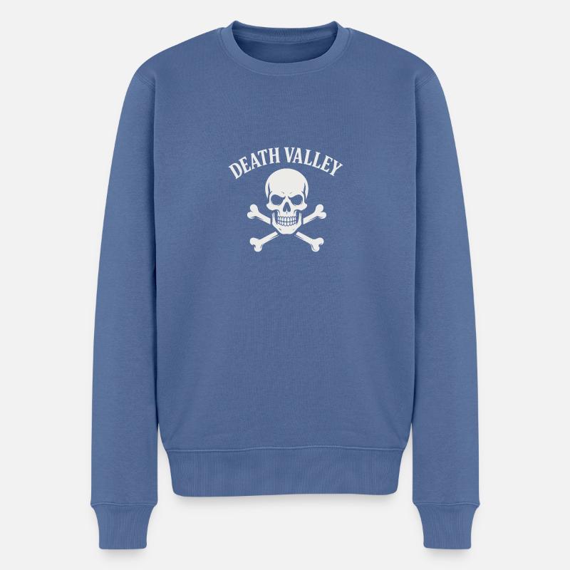 Death Kings - Männer Premium Bio Pullover - Taubenblau