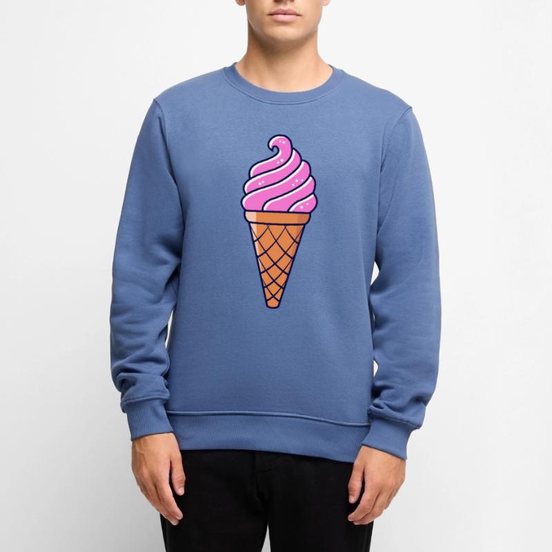 SOFTEIS EISCREME EISBECHER WAFFELEIS GESCHENKIDEE Männer Premium Bio Pullover