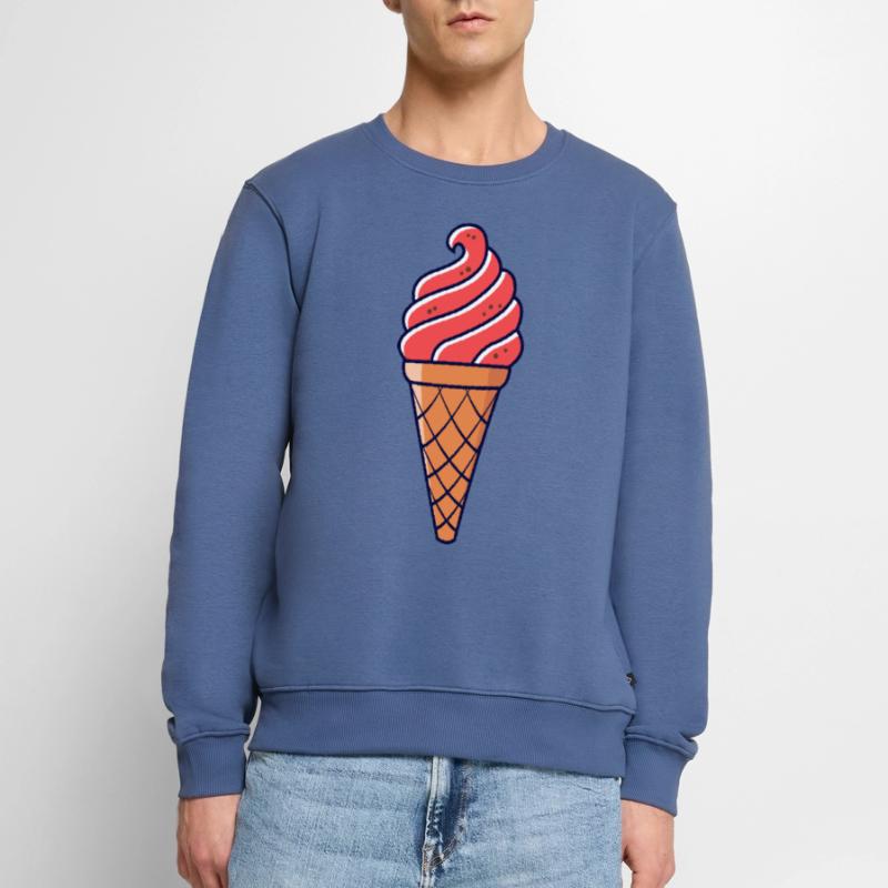 SOFTEIS EISCREME EISBECHER WAFFELEIS GESCHENKIDEE Männer Premium Bio Pullover