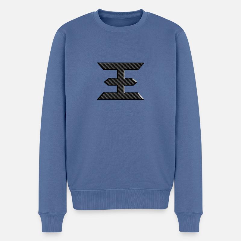 Electroniker's (Carbon) 3D - Männer Premium Bio Pullover - Taubenblau