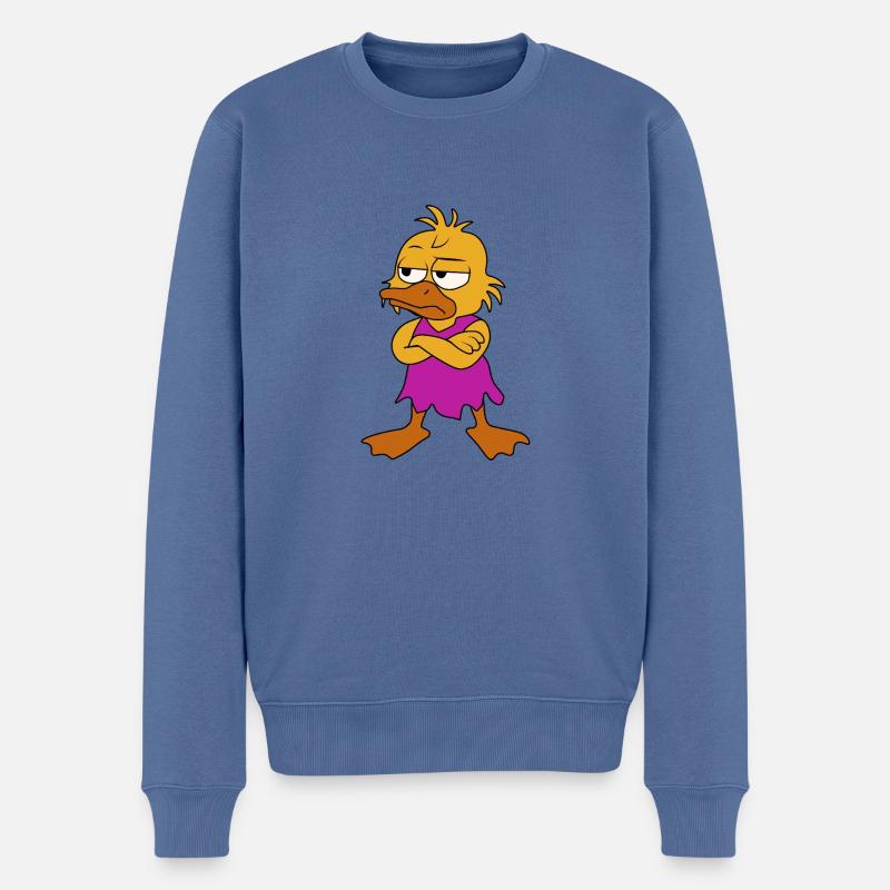 Eh bien, c’est vrai - Pull Premium bio Homme - bleu pigeon