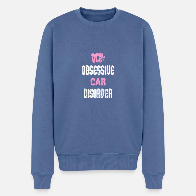 OCD - Männer Premium Bio Pullover - Taubenblau