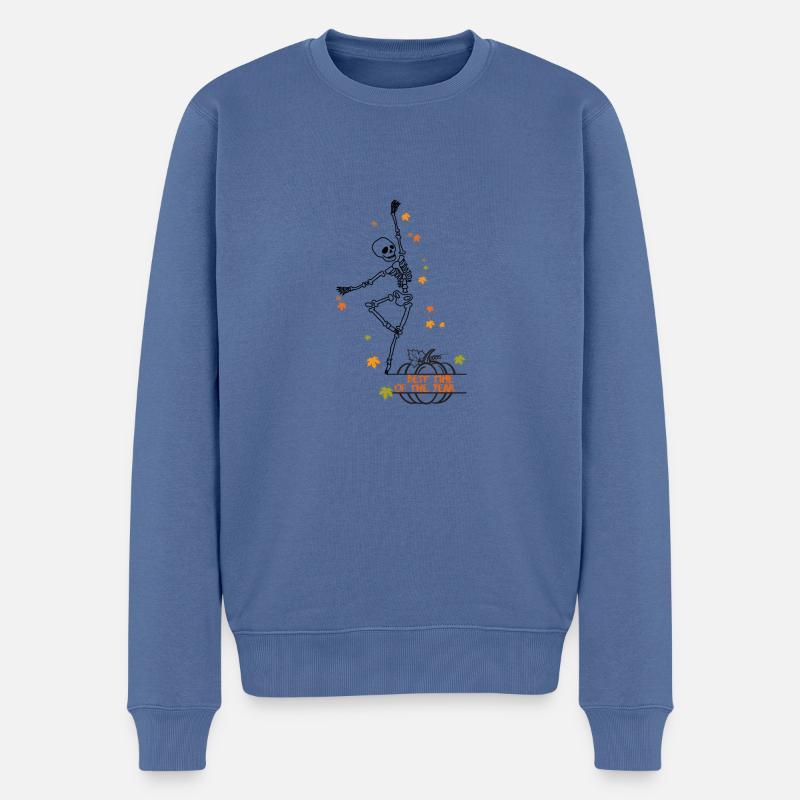 Meilleure période de l’année - Pull Premium bio Homme - bleu pigeon