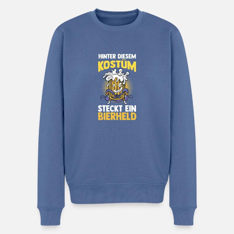 Costume de carnaval Carnaval - Pull Premium bio Homme - bleu pigeon
