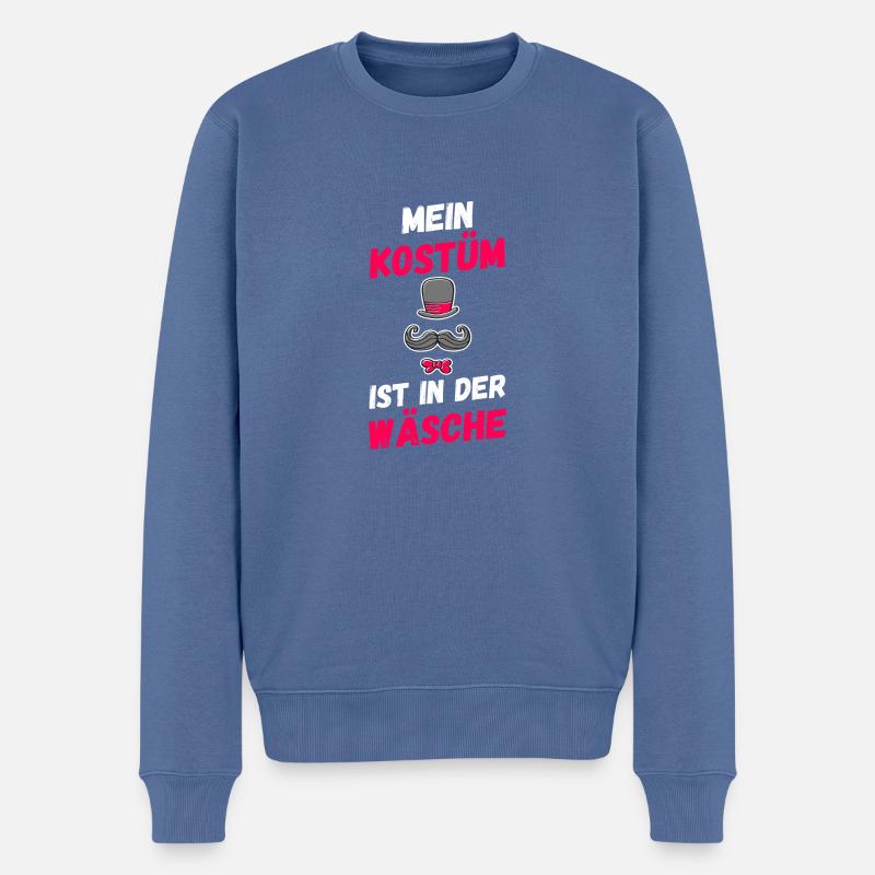 Costume de carnaval Carnaval - Pull Premium bio Homme - bleu pigeon