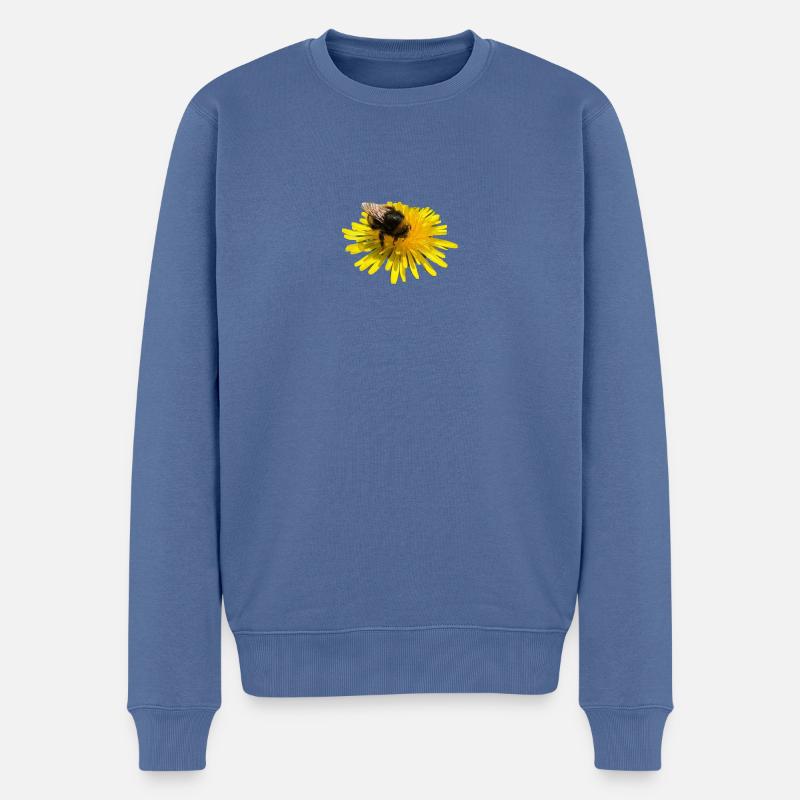 Hummel - Öko Power - Männer Premium Bio Pullover - Taubenblau