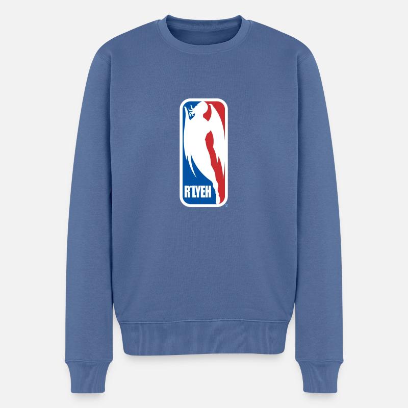 R'lyehBall - Männer Premium Bio Pullover - Taubenblau