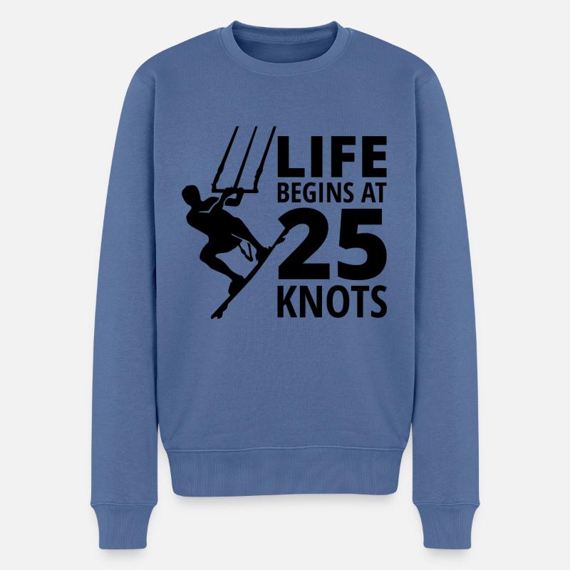 Kitesurf Kiteboard Kiteboarder Kitesurf - Pull Premium bio Homme - bleu pigeon