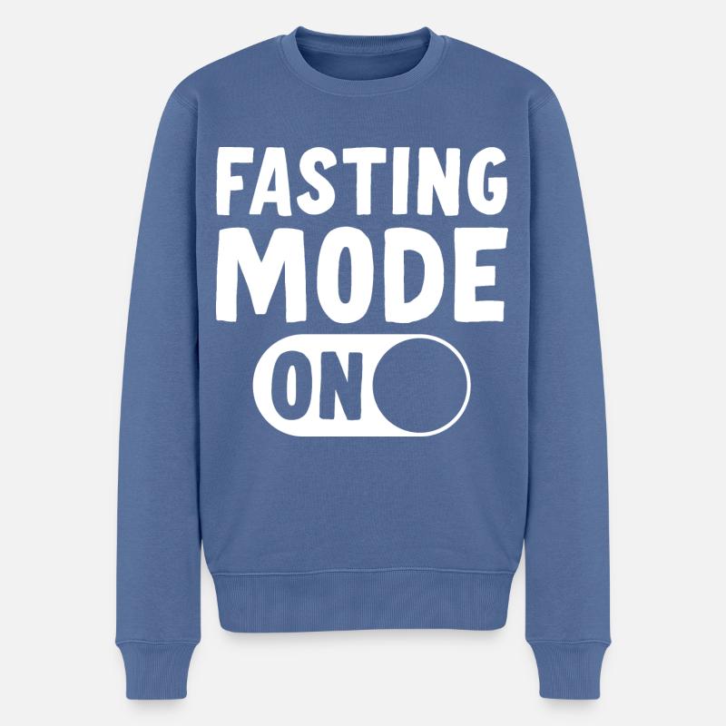 Fastenmodus An Ramadan - Männer Premium Bio Pullover - Taubenblau