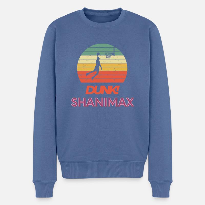 Dunk Basketball - Männer Premium Bio Pullover - Taubenblau