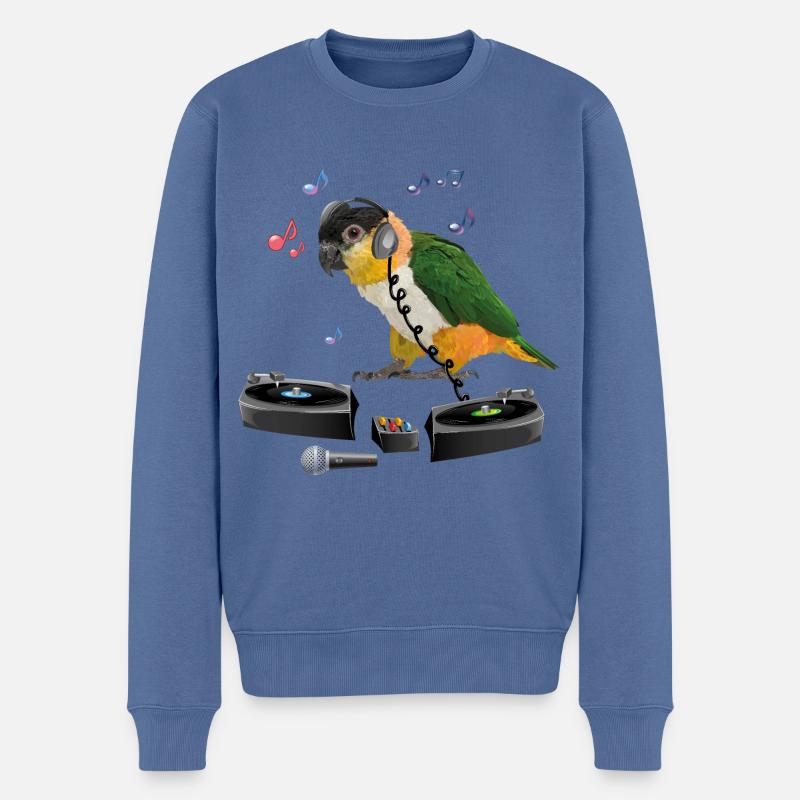 Caique - Pull Premium bio Homme - bleu pigeon