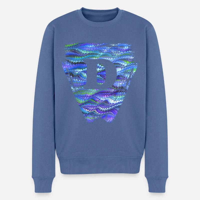 Triangle E 103 D - Pull Premium bio Homme - bleu pigeon