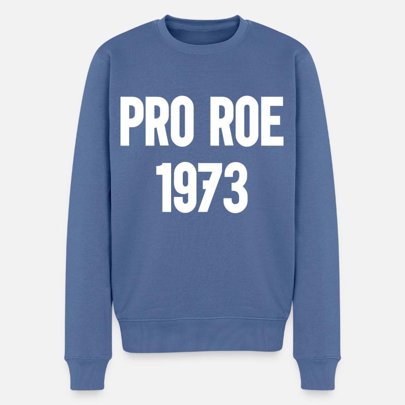 1973 Pro Roe - Pull Premium bio Homme - bleu pigeon