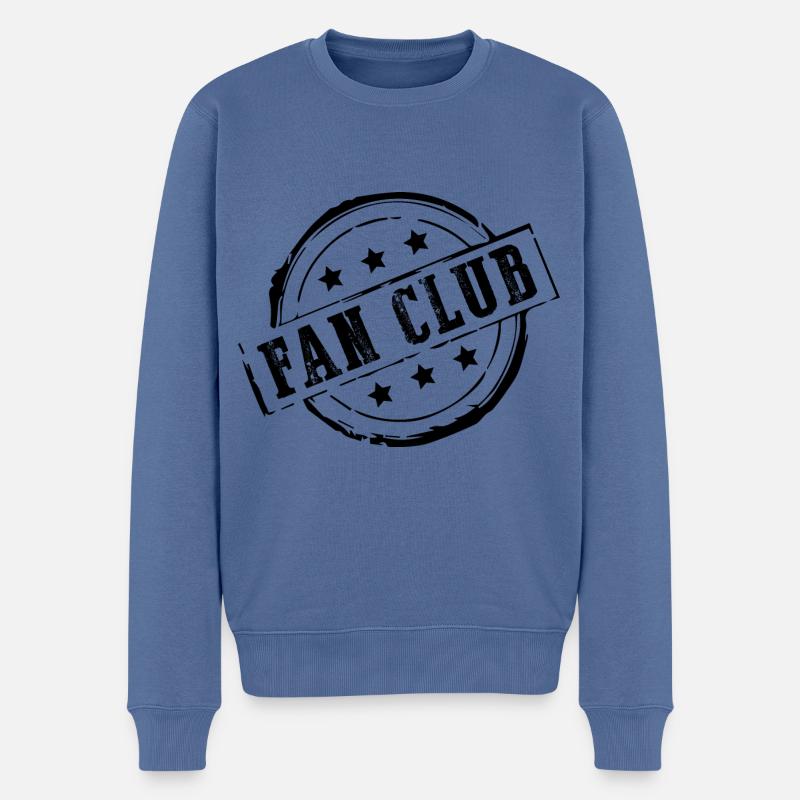 Fan Club - Männer Premium Bio Pullover - Taubenblau