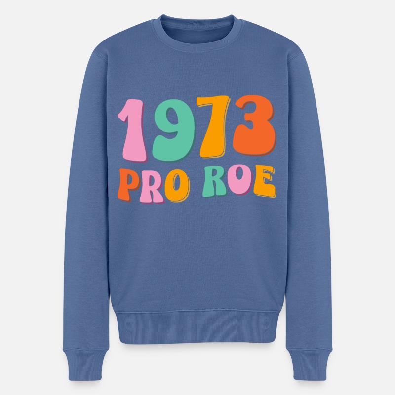 1973 Pro Roe - Pull Premium bio Homme - bleu pigeon