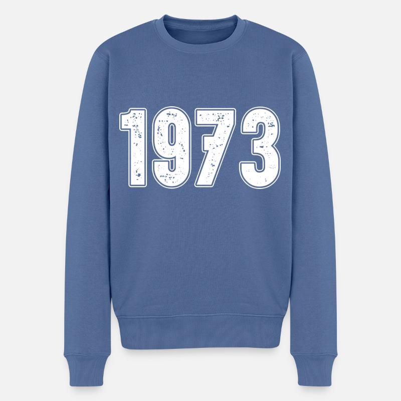 1973 Pro Roe - Männer Premium Bio Pullover - Taubenblau