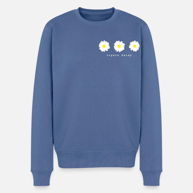 oopsie daisy.² - Männer Premium Bio Pullover - Taubenblau