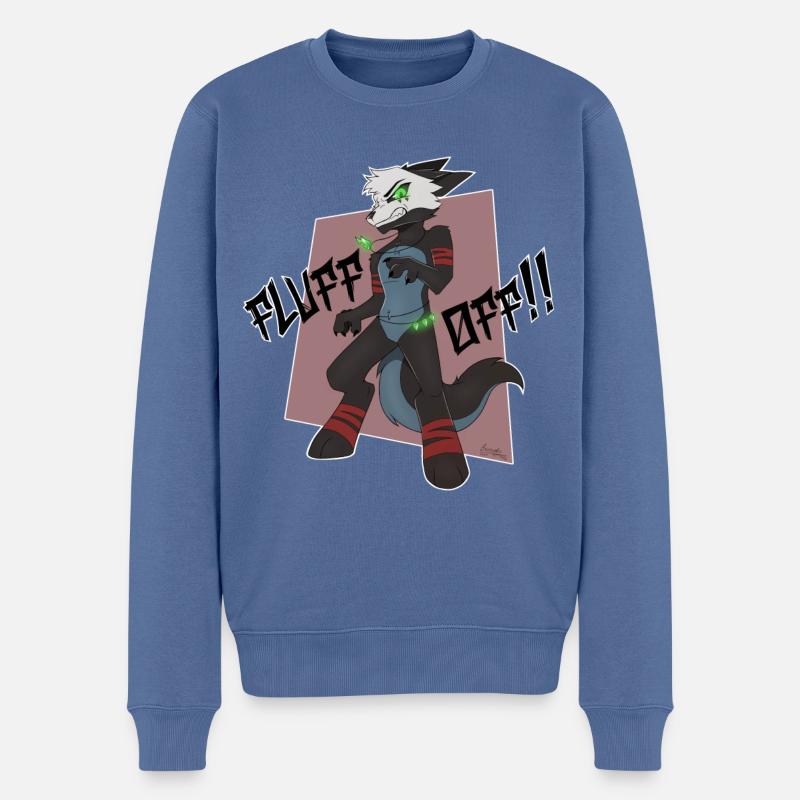 Abysse - Peluches !! (extrait de Bunneko_Arts) - Pull Premium bio Homme - bleu pigeon