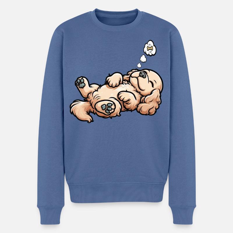 Cocker Spaniel Cockerhund Cocker Spaniel Besitzer - Männer Premium Bio Pullover - Taubenblau