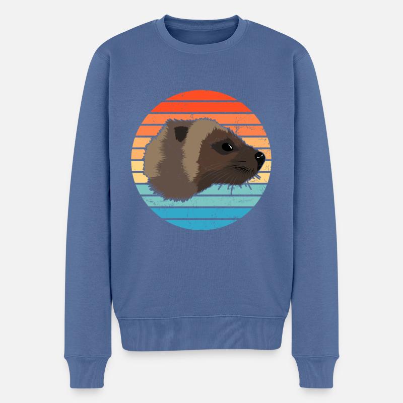 Wolverine - Pull Premium bio Homme - bleu pigeon