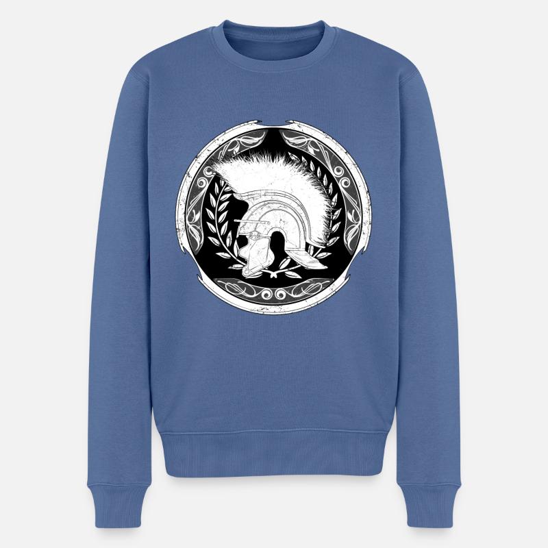 Centurion romain - Pull Premium bio Homme - bleu pigeon