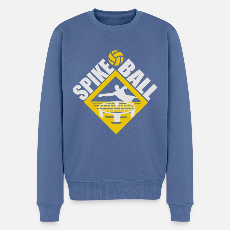 Spikeball Roundnet Rashball Slammo Slam - Pull Premium bio Homme - bleu pigeon