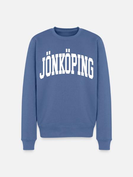 Jönköping - Men's Premium Organic Jumper - stone blue