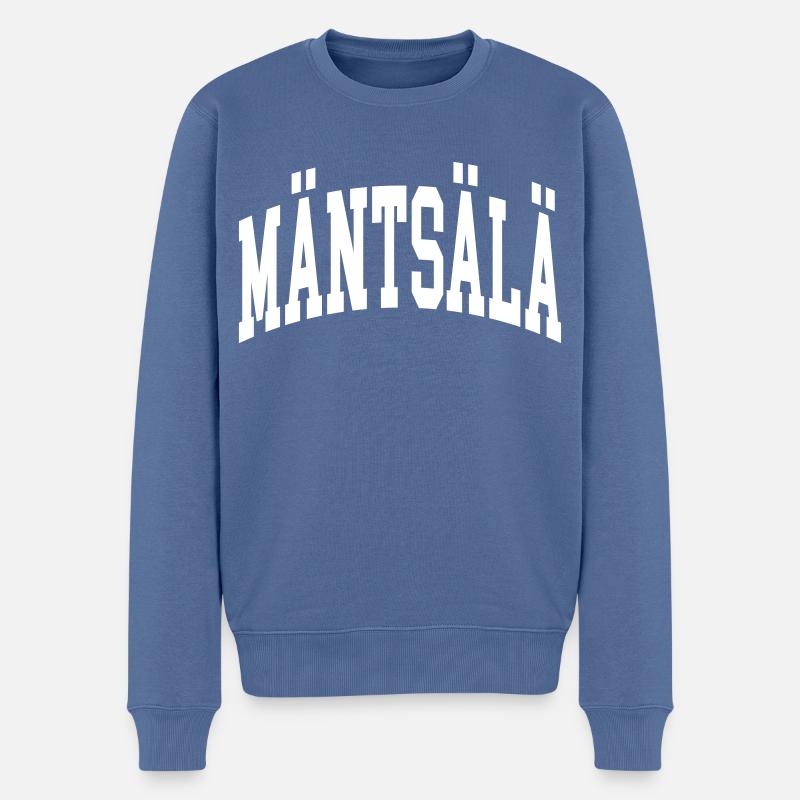 Mäntsälä - Männer Premium Bio Pullover - Taubenblau