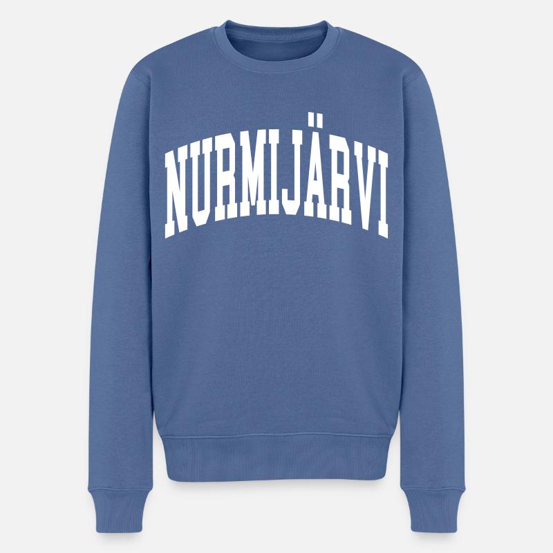 Nurmijärvi - Männer Premium Bio Pullover - Taubenblau