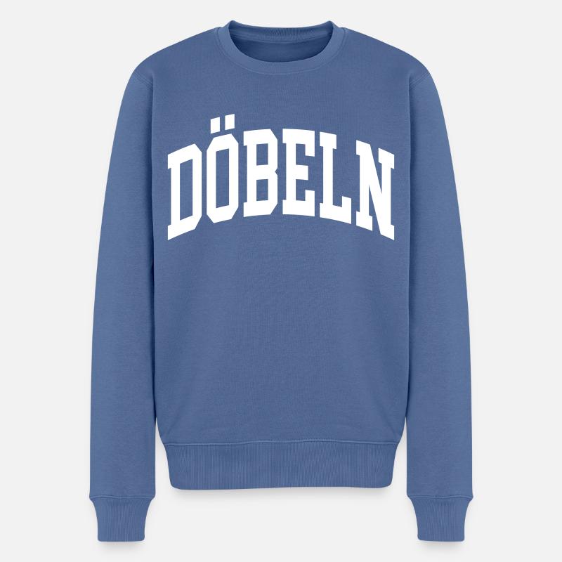 Döbeln - Pull Premium bio Homme - bleu pigeon