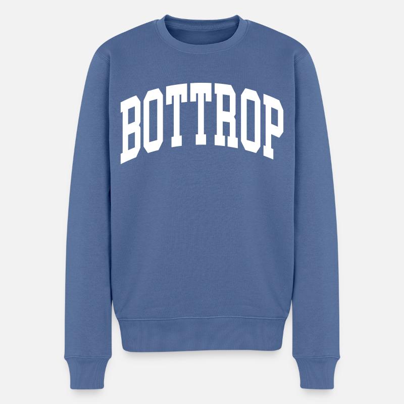 Bottrop - Pull Premium bio Homme - bleu pigeon