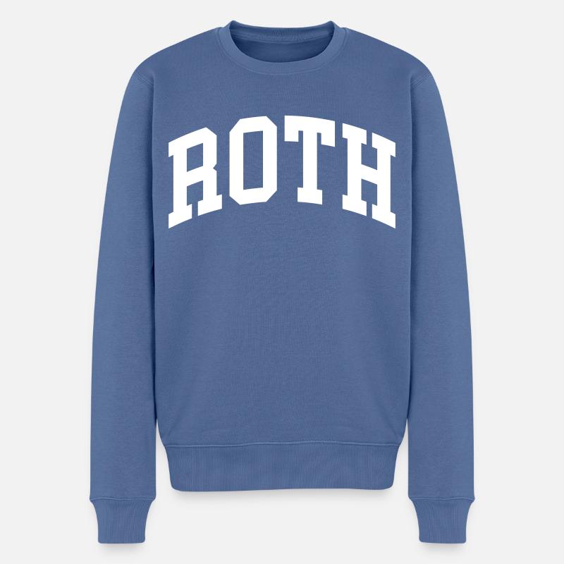 Roth - Pull Premium bio Homme - bleu pigeon