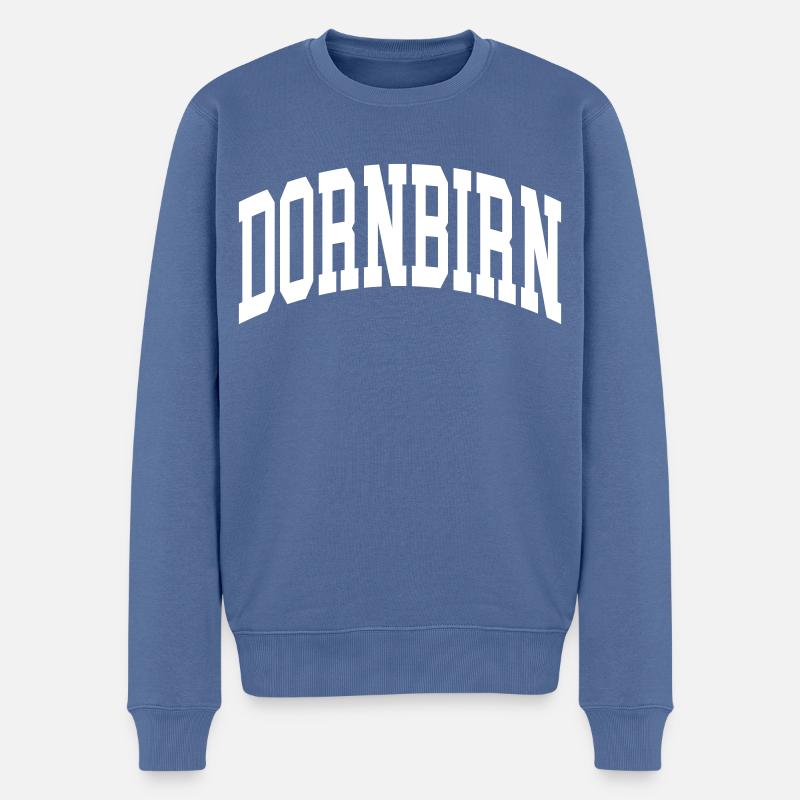 Dornbirn - Männer Premium Bio Pullover - Taubenblau
