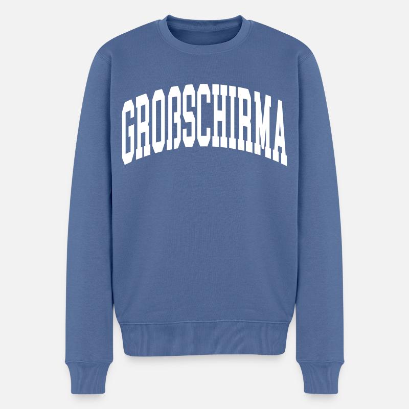 Großschirma - Pull Premium bio Homme - bleu pigeon