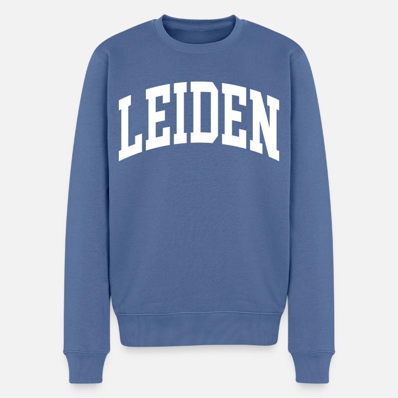 Souffrir - Pull Premium bio Homme - bleu pigeon