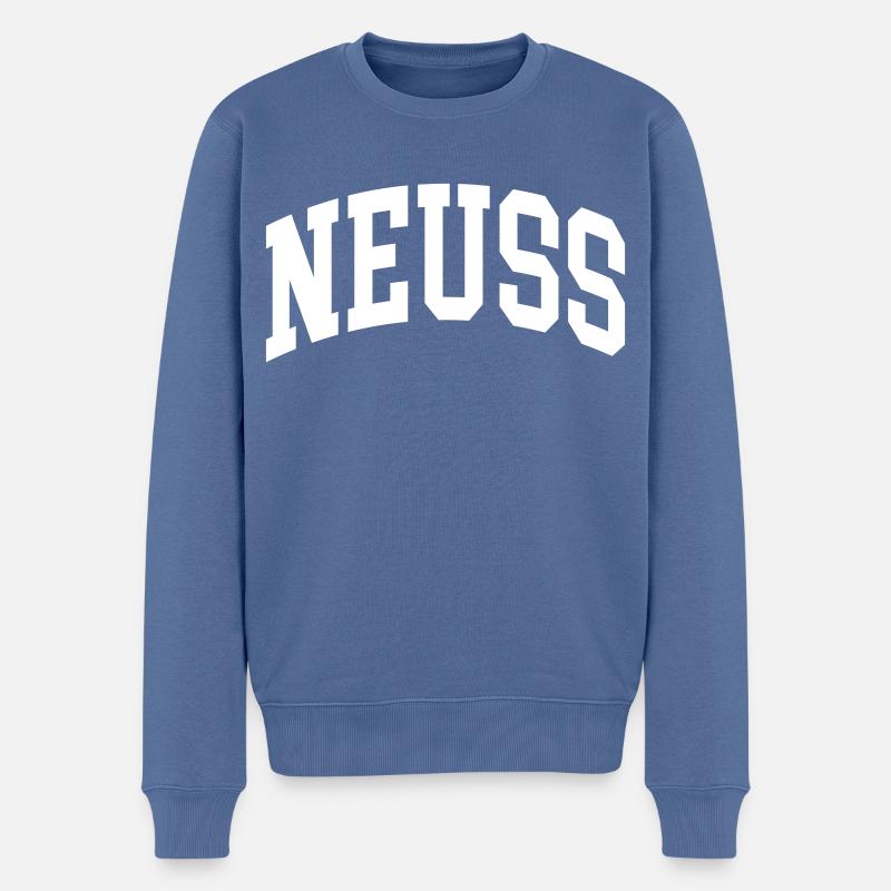 Neuss - Pull Premium bio Homme - bleu pigeon