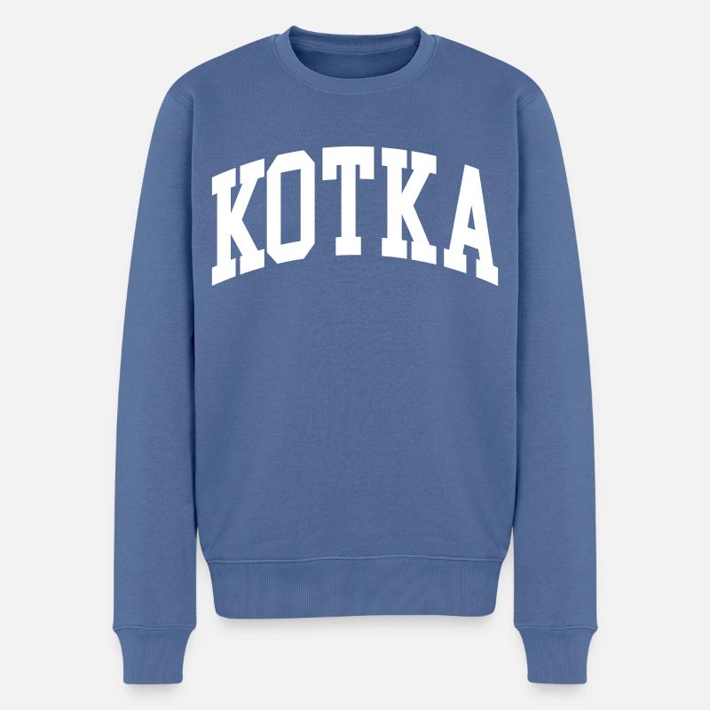 Kotka - Pull Premium bio Homme - bleu pigeon