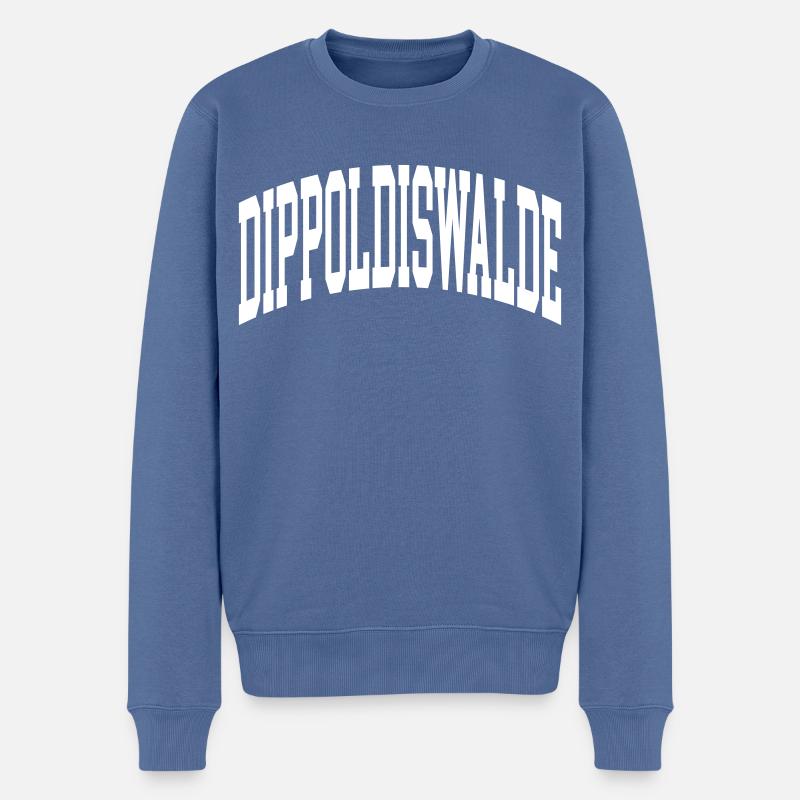 Dippoldiswalde - Pull Premium bio Homme - bleu pigeon