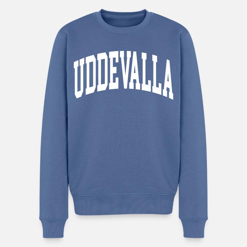 Uddevalla - Pull Premium bio Homme - bleu pigeon