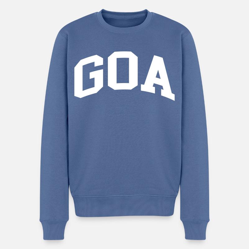 Goa - Pull Premium bio Homme - bleu pigeon