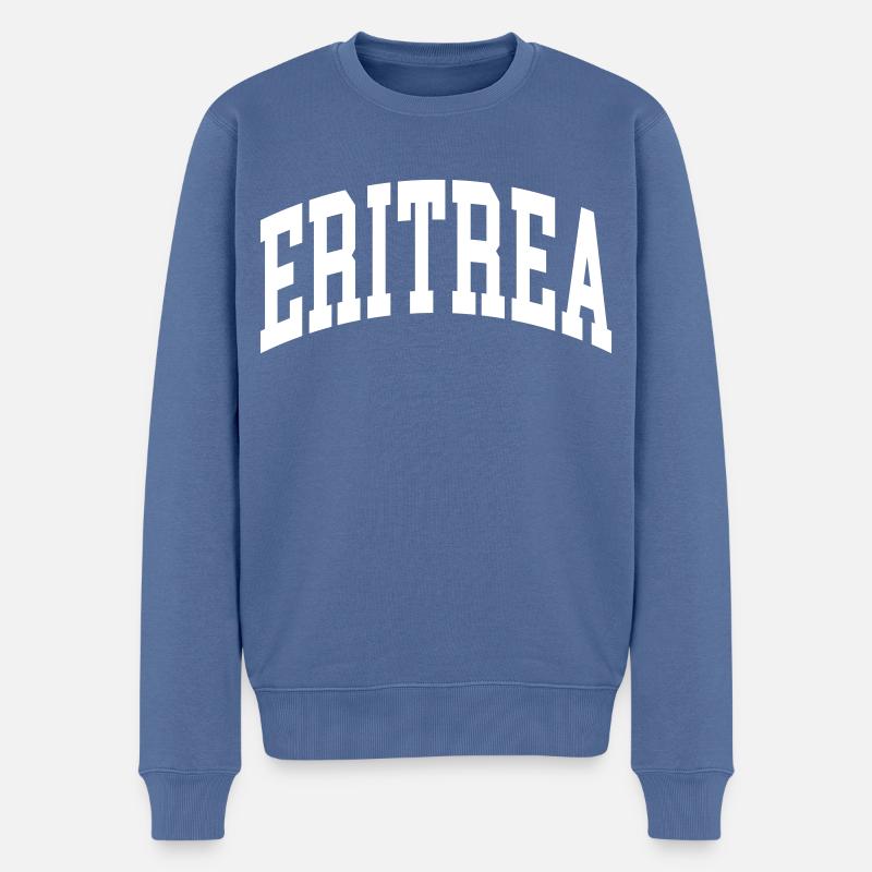 Érythrée - Pull Premium bio Homme - bleu pigeon