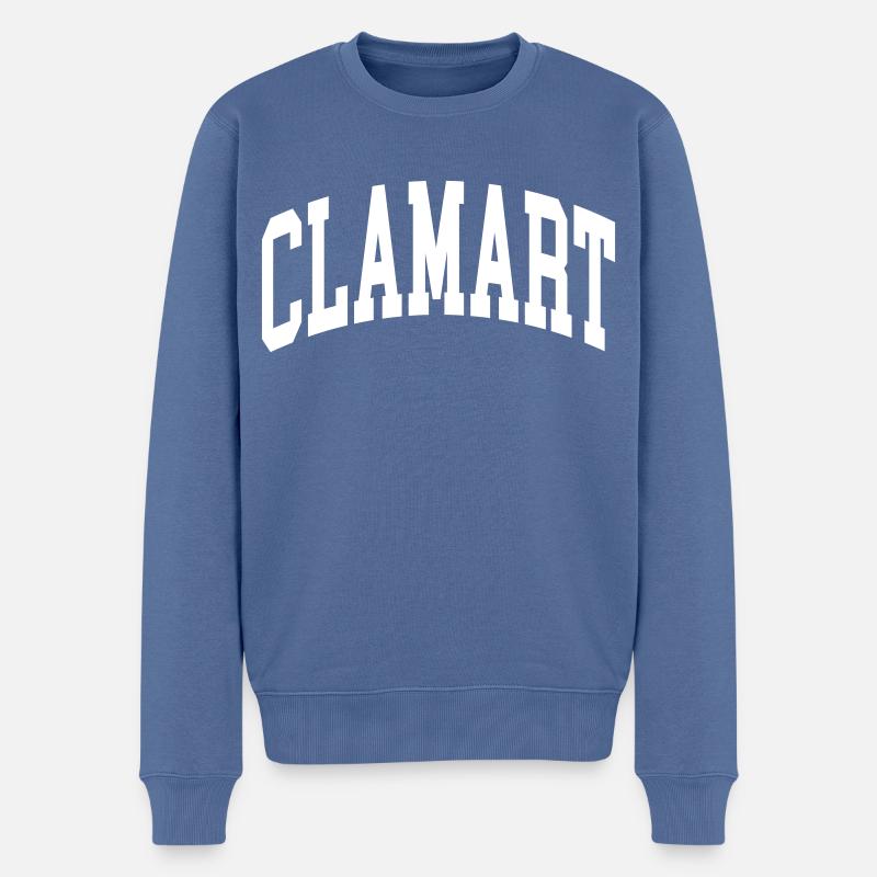Clamart - Pull Premium bio Homme - bleu pigeon