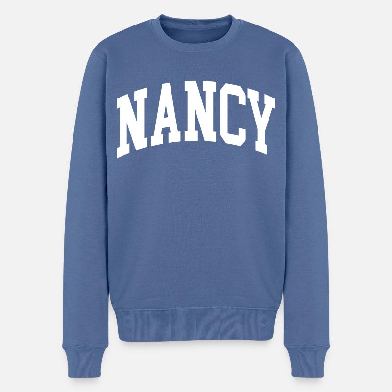 Nancy - Pull Premium bio Homme - bleu pigeon