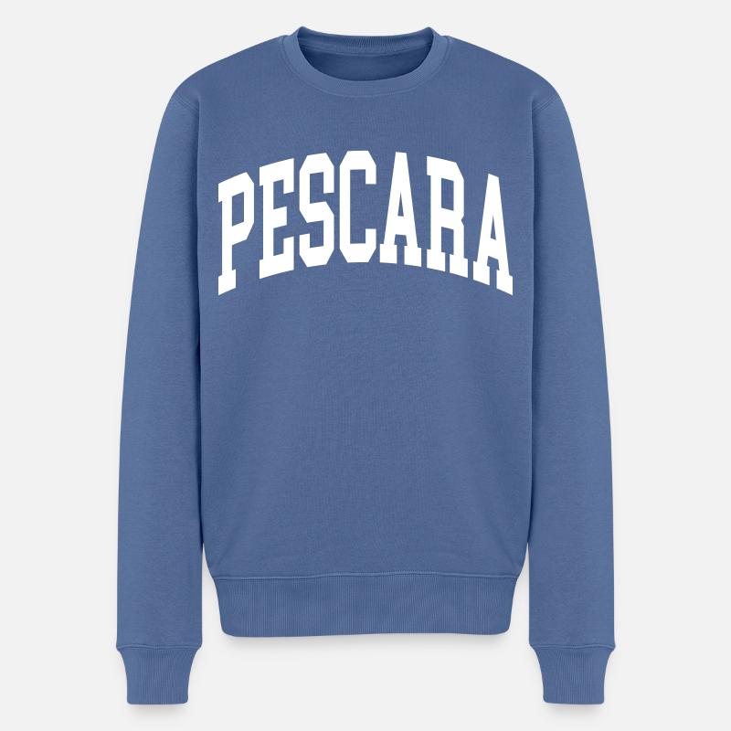 Pescara - Pull Premium bio Homme - bleu pigeon