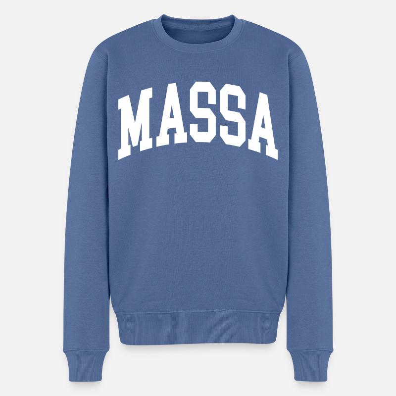 Massa - Pull Premium bio Homme - bleu pigeon