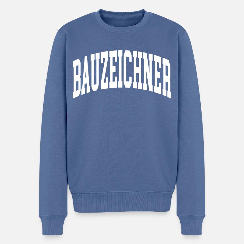 Dessinateur - Pull Premium bio Homme - bleu pigeon