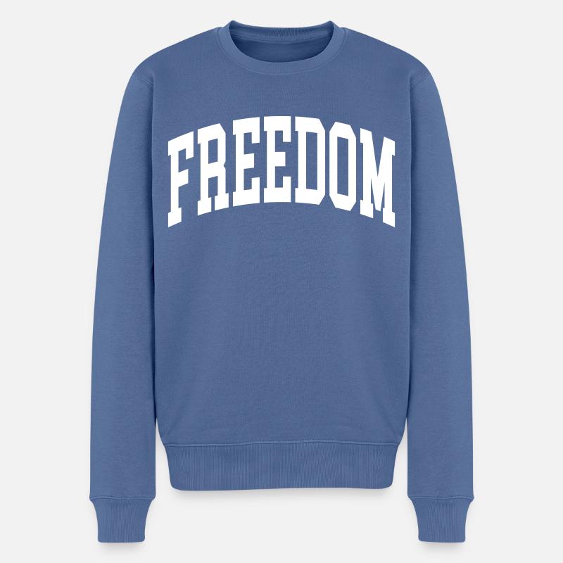 Liberté - Pull Premium bio Homme - bleu pigeon