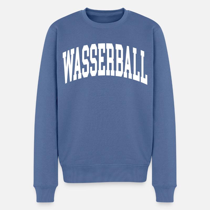 Wasserball - Männer Premium Bio Pullover - Taubenblau