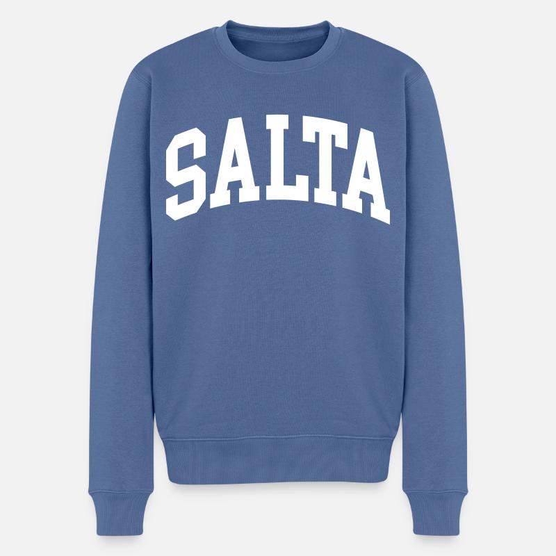 Salta - Pull Premium bio Homme - bleu pigeon