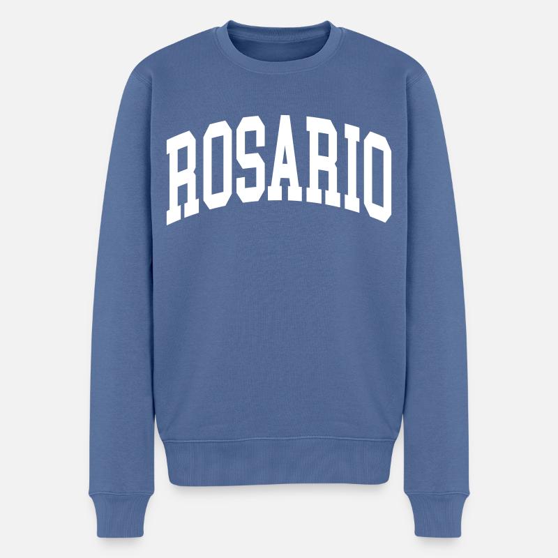 Rosario - Pull Premium bio Homme - bleu pigeon